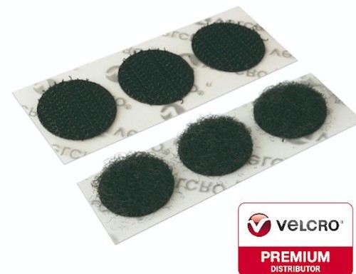 Velcro hook and loop dots - and,