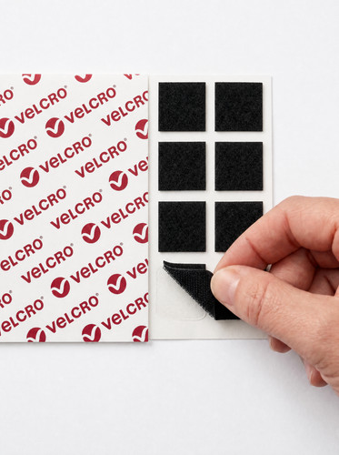 Velcro sticky back square - sticky,
