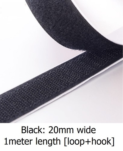 Self adhesive tape hook loop - &,